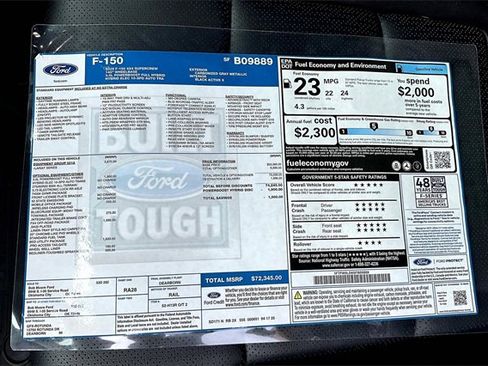 New 2025 Ford F150 Lariat w/ Equipment Group 501A Mid image 14