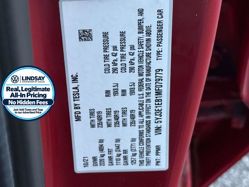 Used 2021 Tesla Model 3 Long Range AWD/4WD image 30