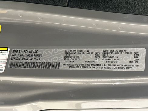 Used 2022 Jeep Gladiator Rubicon w/ LED Lighting Group image 12