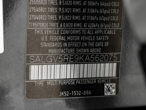 Used 2019 Land Rover Range Rover Long Wheelbase Autobiography AWD/4WD image 82