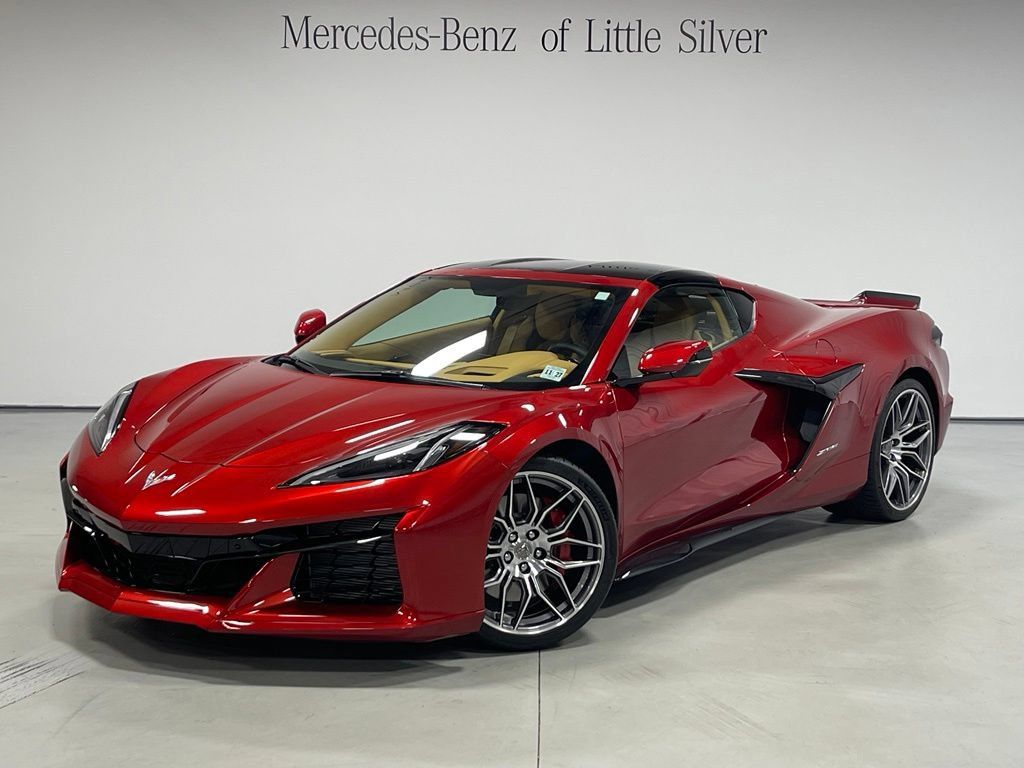 Used 2023 Chevrolet Corvette Z06 w/ Chrome Exterior Badge Package RWD image 1