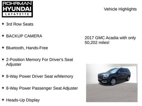 Used 2017 GMC Acadia Limited SLT FWD image 8