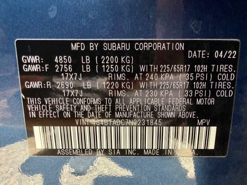 Used 2022 Subaru Outback Premium AWD/4WD image 51