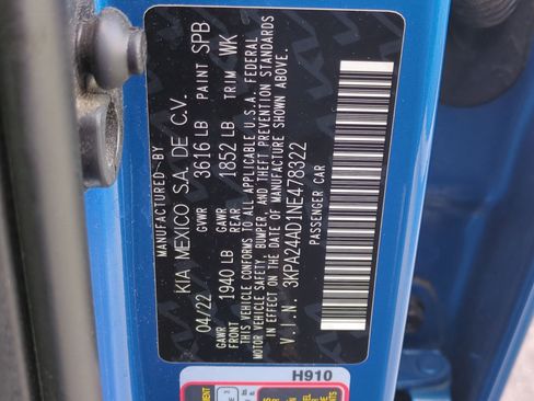 Used 2022 Kia Rio S image 34