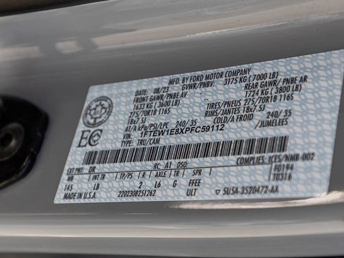 Used 2023 Ford F150 Tremor w/ 360 Degree Camera Package AWD/4WD image 16