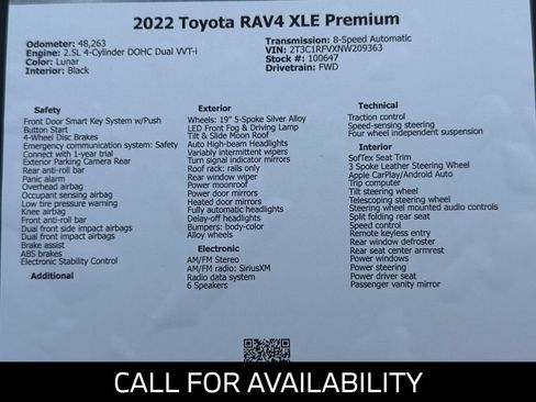 Used 2022 Toyota RAV4 XLE Premium FWD image 49