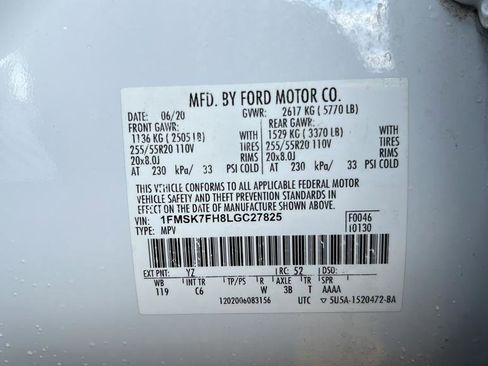 Used 2020 Ford Explorer Limited image 34