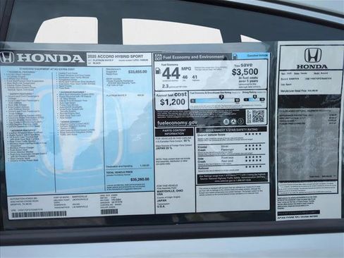 New 2025 Honda Accord Sport image 17