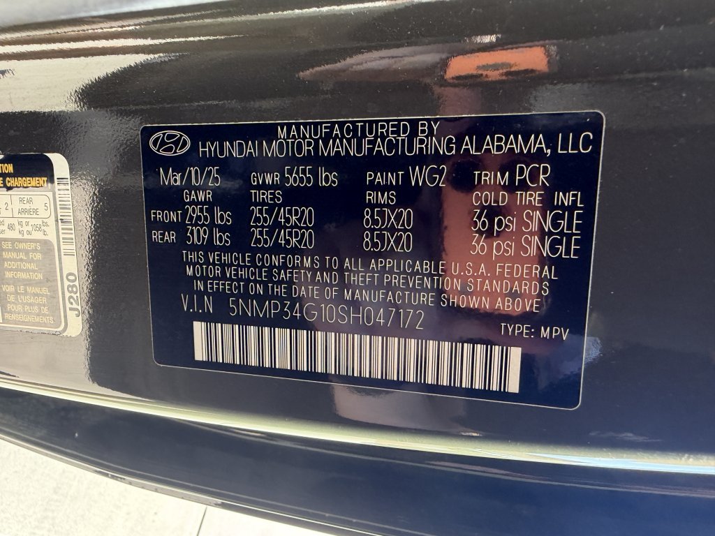 Used 2025 Hyundai Santa Fe Limited FWD image 48