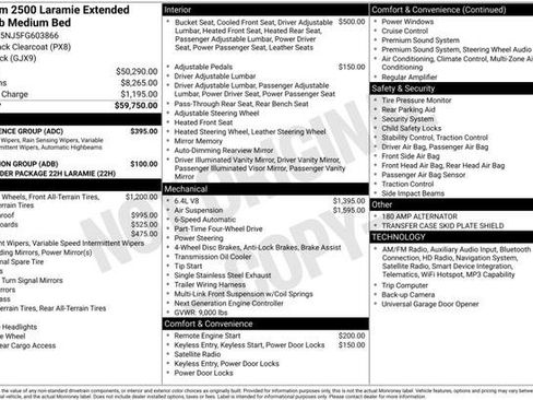 Used 2015 RAM 2500 Laramie w/ Convenience Group image 3