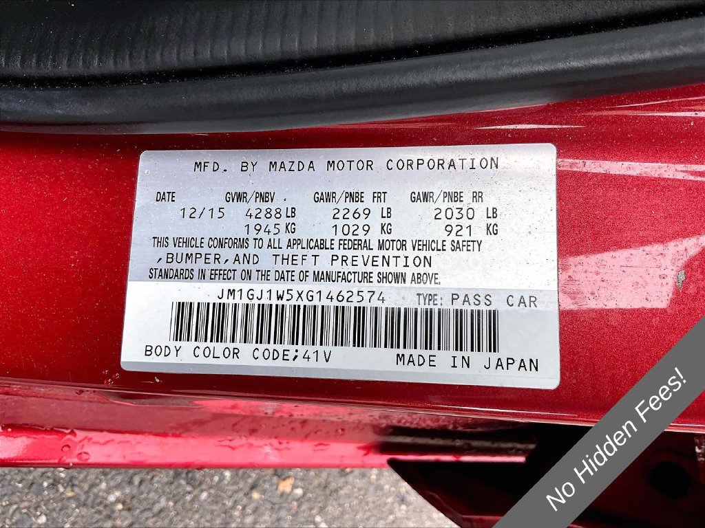 Used 2016 MAZDA MAZDA6 Grand Touring FWD image 29