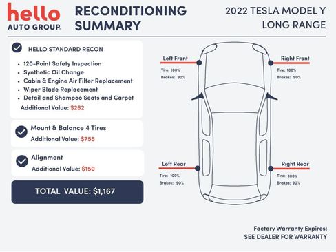 Used 2022 Tesla Model Y Long Range AWD/4WD image 5