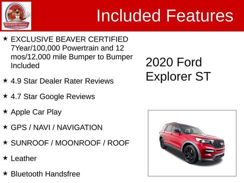Used 2020 Ford Explorer ST w/ ST Street Pack image 4
