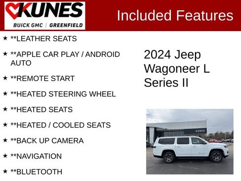 Used 2024 Jeep Wagoneer L Series II w/ Flexible Seating Group image 2