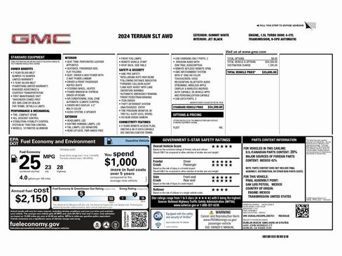 Used 2024 GMC Terrain SLT image 2