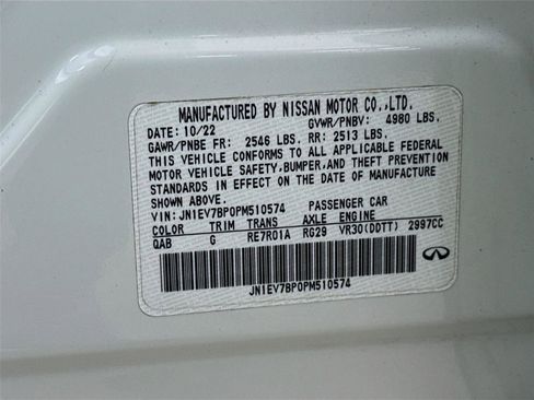 Used 2023 INFINITI Q50 Luxe w/ Cargo Package image 28