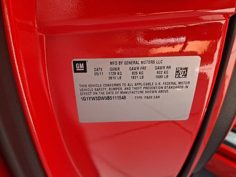 Used 2011 Chevrolet Corvette Grand Sport w/ Preferred Equipment Group RWD image 26