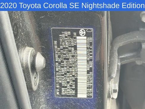 Used 2020 Toyota Corolla SE FWD image 2