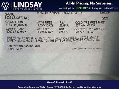 Used 2023 Rivian R1S Adventure image 28