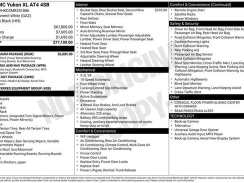 Used 2021 GMC Yukon XL AT4 w/ AT4 Premium Package image 7