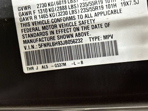 Used 2018 Honda Odyssey Elite image 30