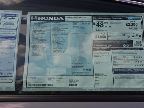 New 2026 Honda Accord EX-L image 13