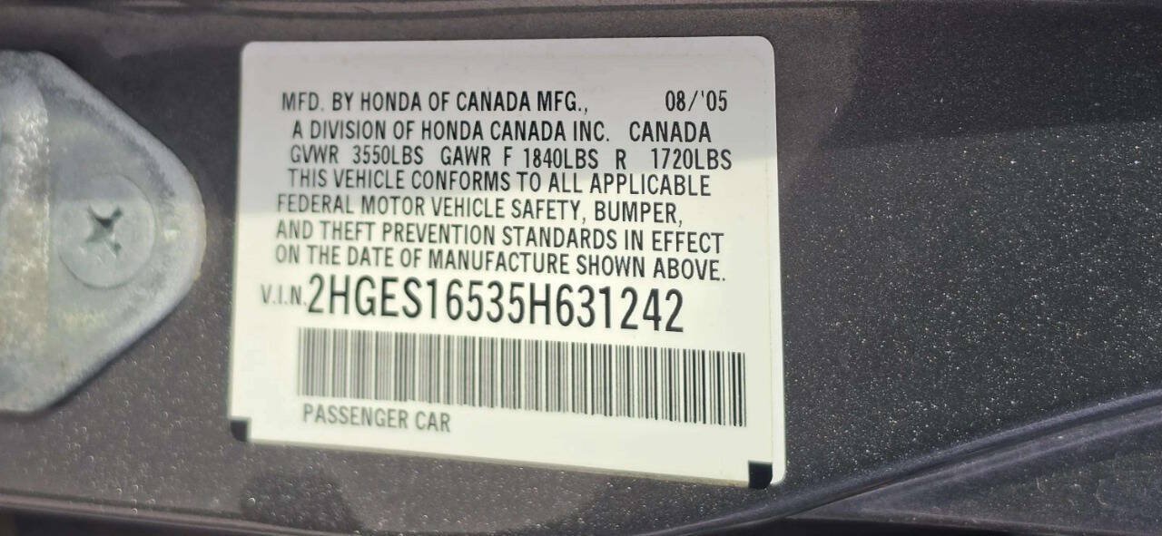 Used 2005 Honda Civic LX image 10