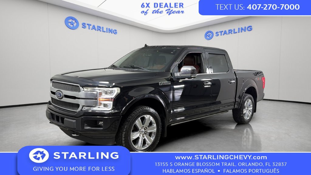 Used 2018 Ford F150 Platinum w/ Equipment Group 701A Luxury AWD/4WD image 1