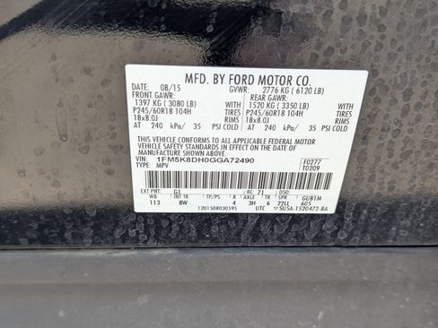 Used 2016 Ford Explorer XLT w/ Equipment Group 201A AWD/4WD image 39