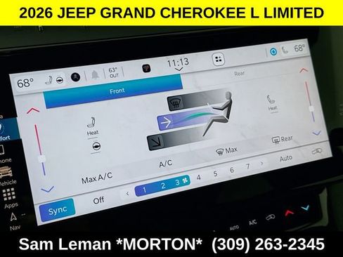 New 2026 Jeep Grand Cherokee L Limited AWD/4WD image 20