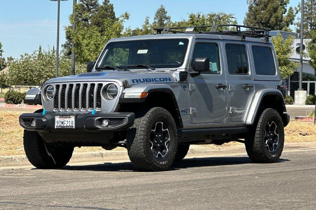 Used 2021 Jeep Wrangler Unlimited Rubicon 4xe w/ Cold Weather Group AWD/4WD image 8