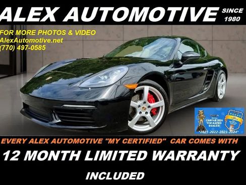 Used 2017 Porsche 718 Cayman S image 1