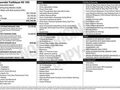 Used 2023 Chevrolet TrailBlazer RS w/ Sun and Liftgate Package image 4