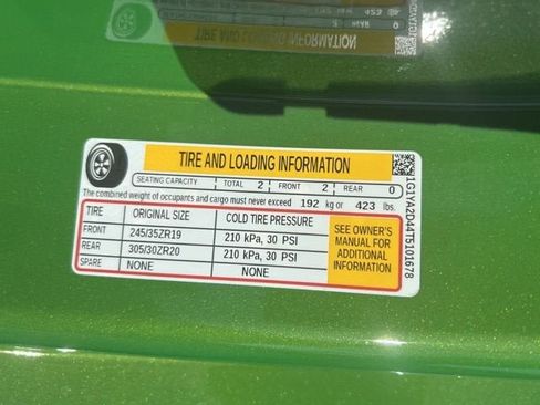 New 2026 Chevrolet Corvette Stingray Coupe w/ 1LT image 46