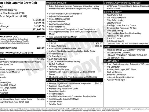 Used 2017 RAM 1500 Laramie w/ Convenience Group image 6