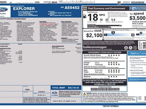 Used 2019 Ford Explorer Limited w/ Limited Luxury Package image 6