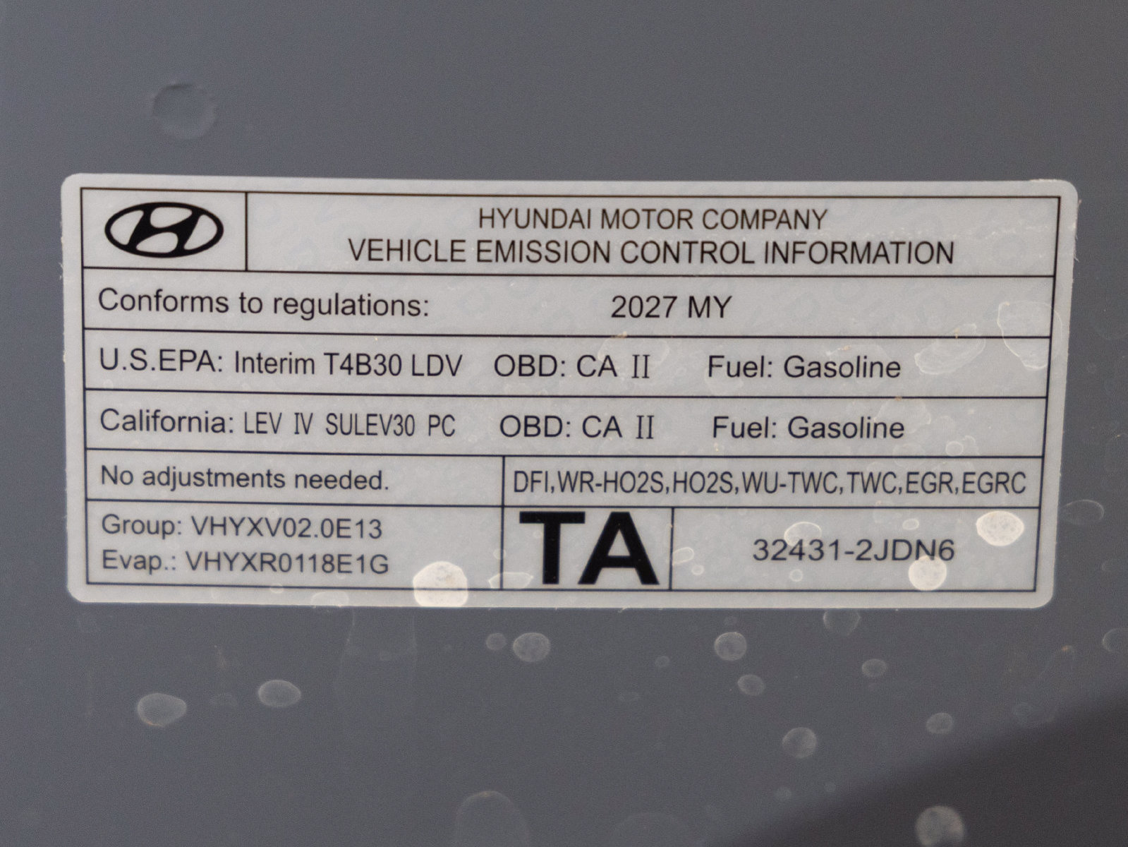 New 2027 Hyundai Sonata Blue FWD image 33