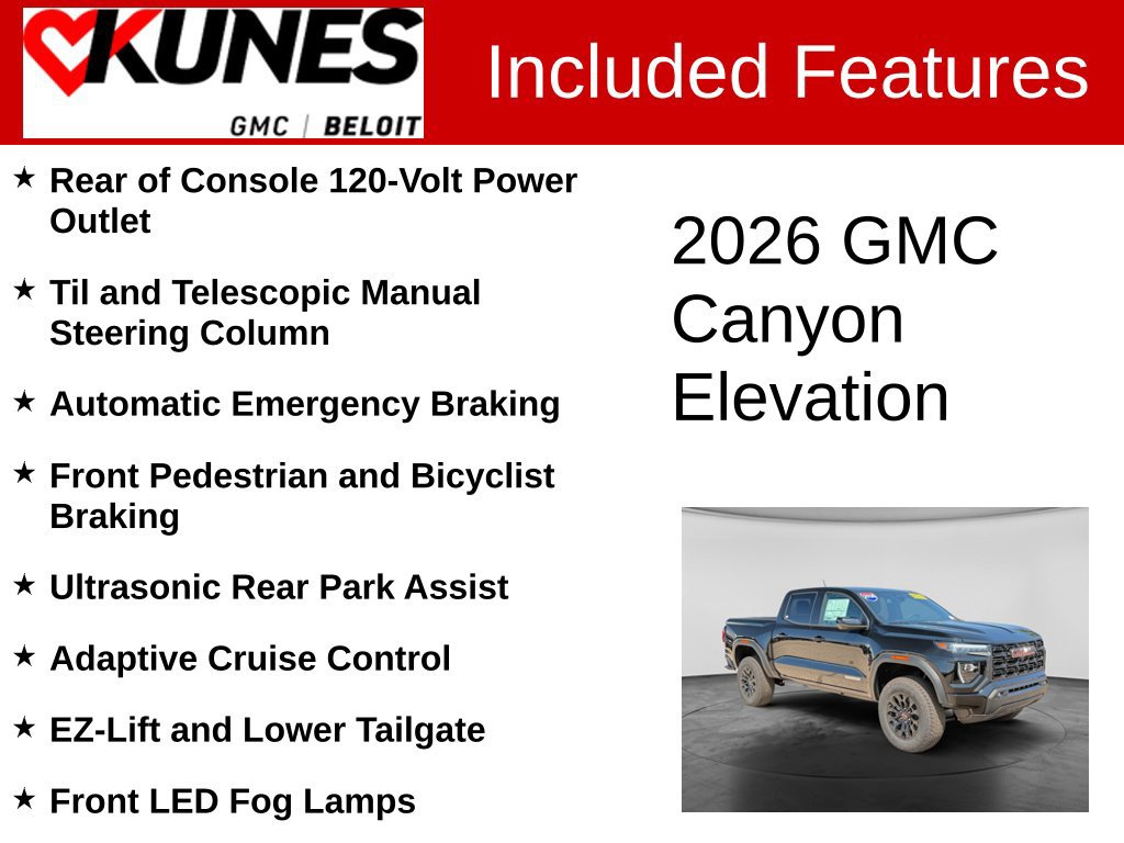 New 2026 GMC Canyon Elevation w/ Convenience Package AWD/4WD image 3