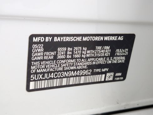 Used 2022 BMW X5 M50i AWD/4WD image 43