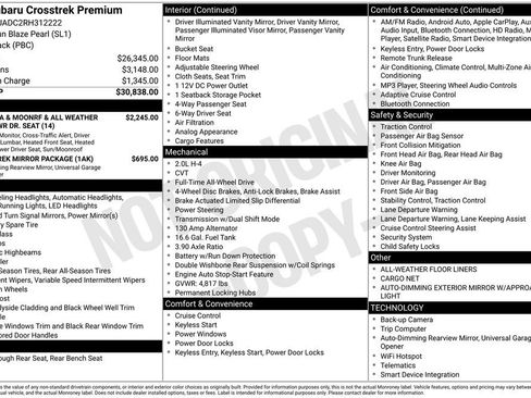 Used 2024 Subaru Crosstrek 2.0i Premium image 15