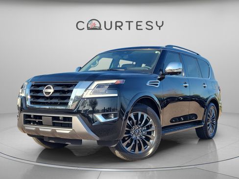 Used 2023 Nissan Armada Platinum w/ Captain's Chairs Package image 1