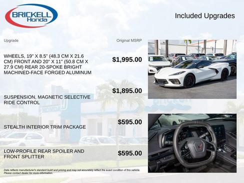 Used 2023 Chevrolet Corvette Stingray Preferred Cpe w/ Stealth Interior Trim Package image 11