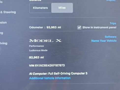 Used 2019 Tesla Model X Performance AWD/4WD image 4