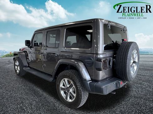 Used 2021 Jeep Wrangler Unlimited Sahara w/ Uconnect 4C Nav & Sound Group AWD/4WD image 3