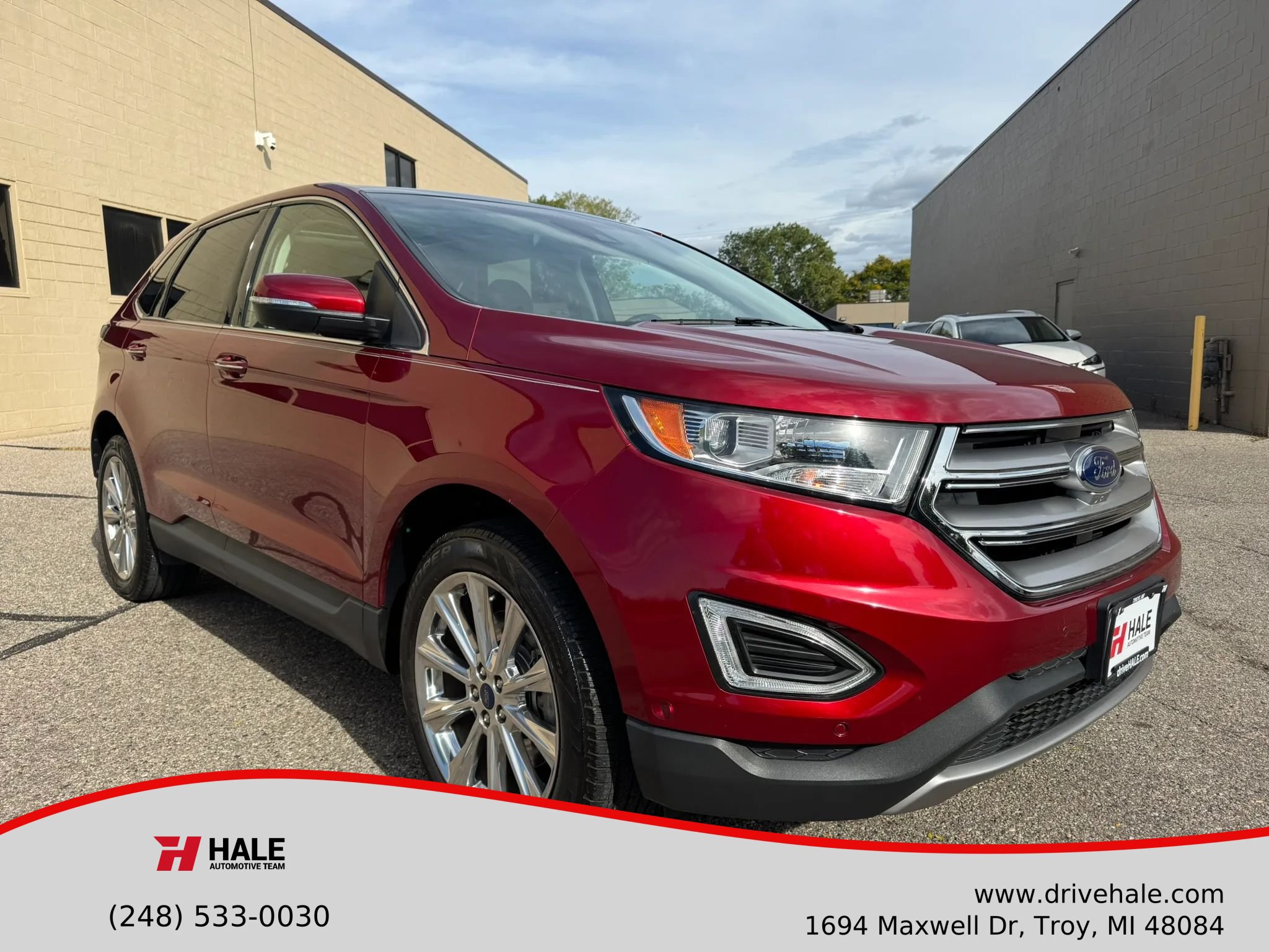 Used 2017 Ford Edge Titanium w/ Equipment Group 302A AWD/4WD image 1