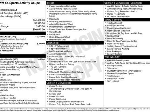 Used 2024 BMW X4 M40i w/ Premium Package image 47