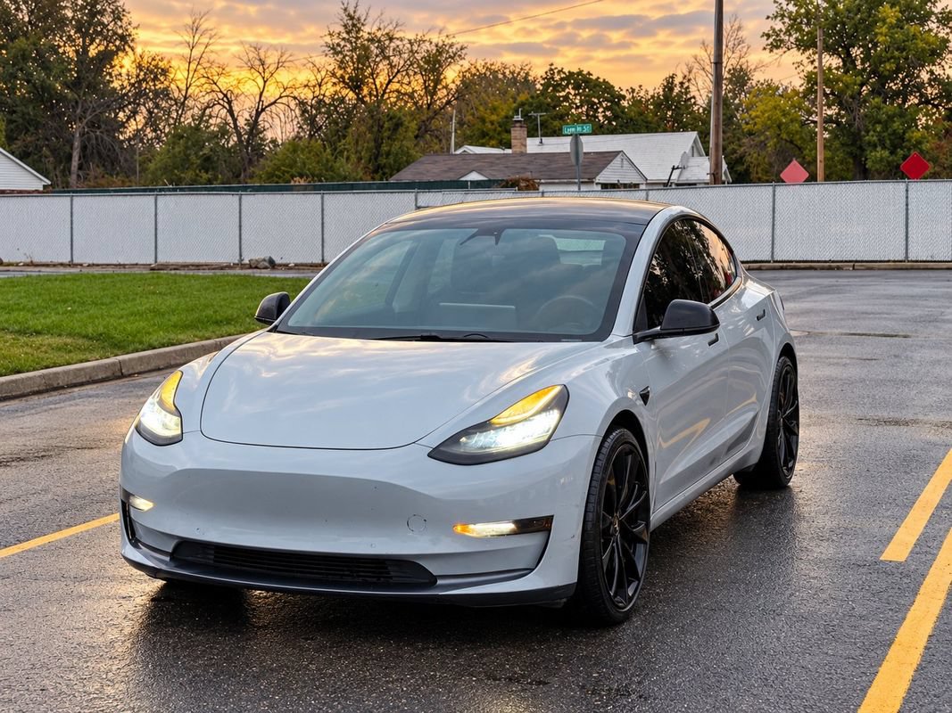 Used 2018 Tesla Model 3 Long Range AWD/4WD image 1