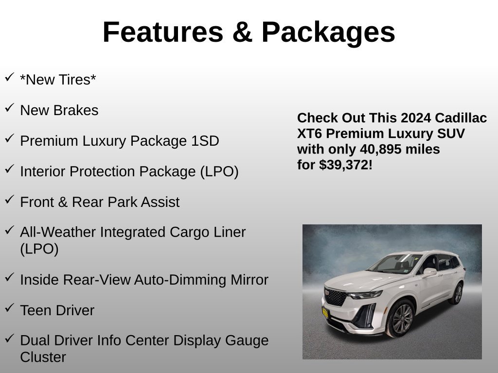 Used 2024 Cadillac XT6 Premium Luxury AWD/4WD image 4