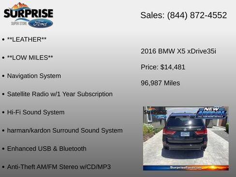 Used 2016 BMW X5 xDrive35i AWD/4WD image 20
