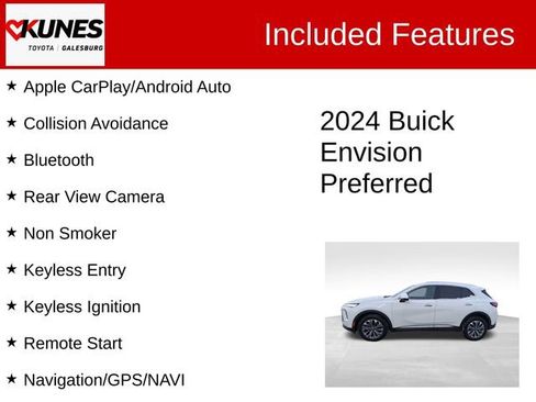 Used 2024 Buick Envision Preferred image 2
